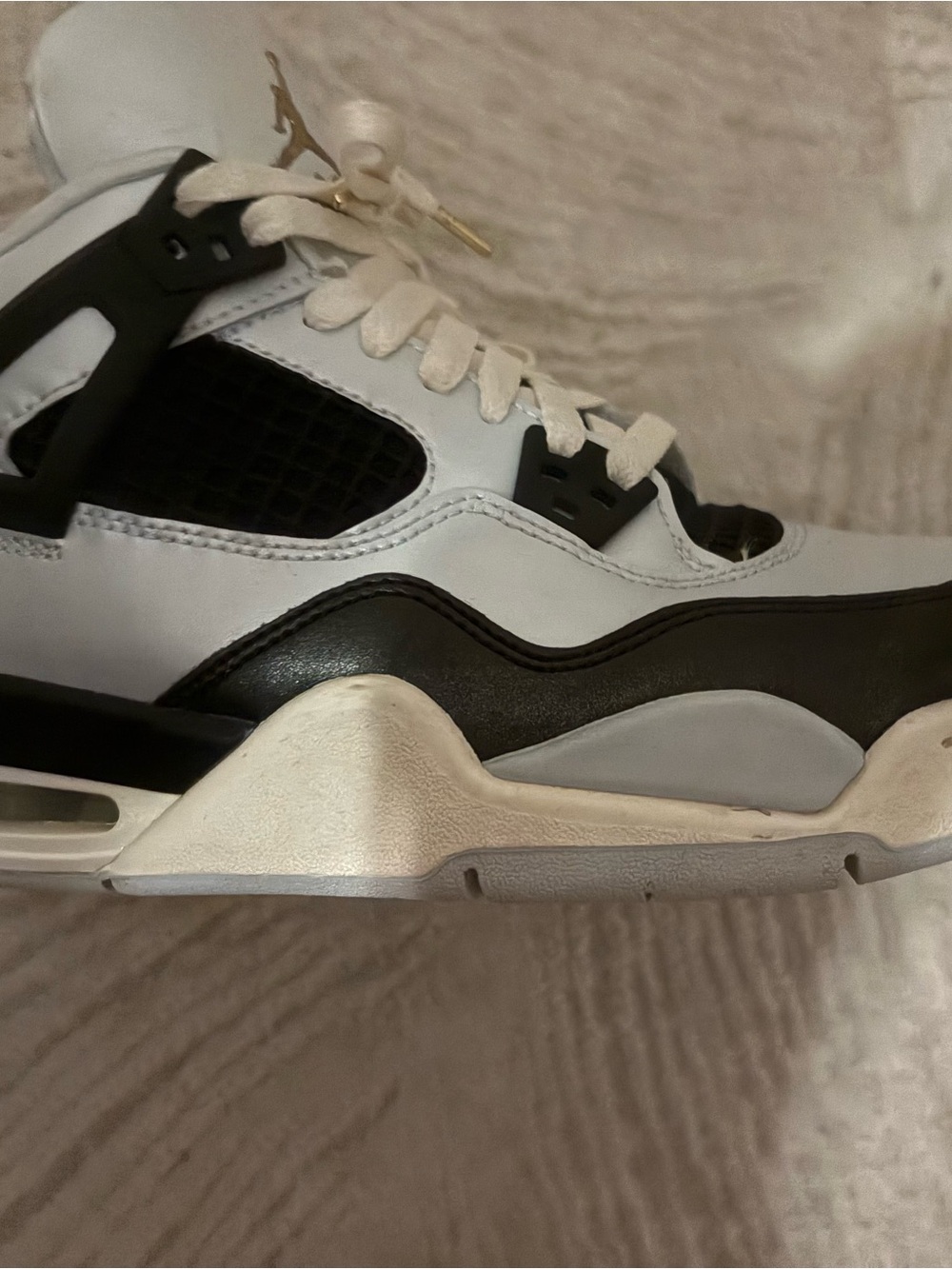 Jordan Men’s Black and White Retro Basketball Sneakers